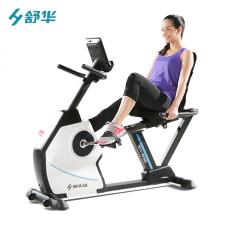 SHUA/舒華健身車臥式磁控靜音家用腳踏室內運動單車自行車SH-836